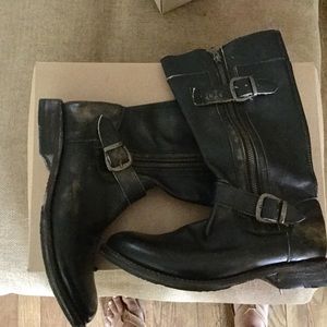 FREE PEOPLE BED STU GOGO BOOTS - BLACK SZ 8.5 NEW